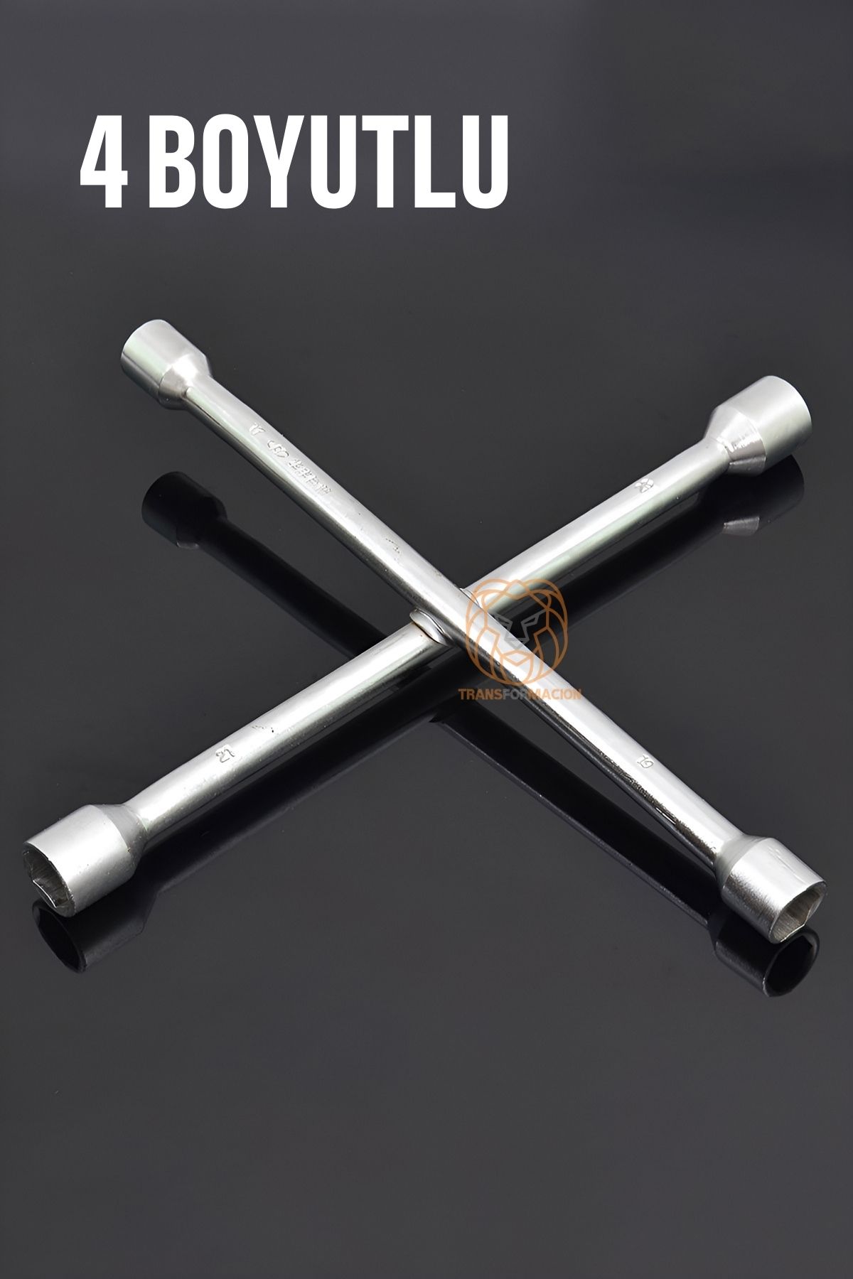 ModaCar Bijon Anahtarı Çelik 4 Uçlu Bijon Anahtarı 