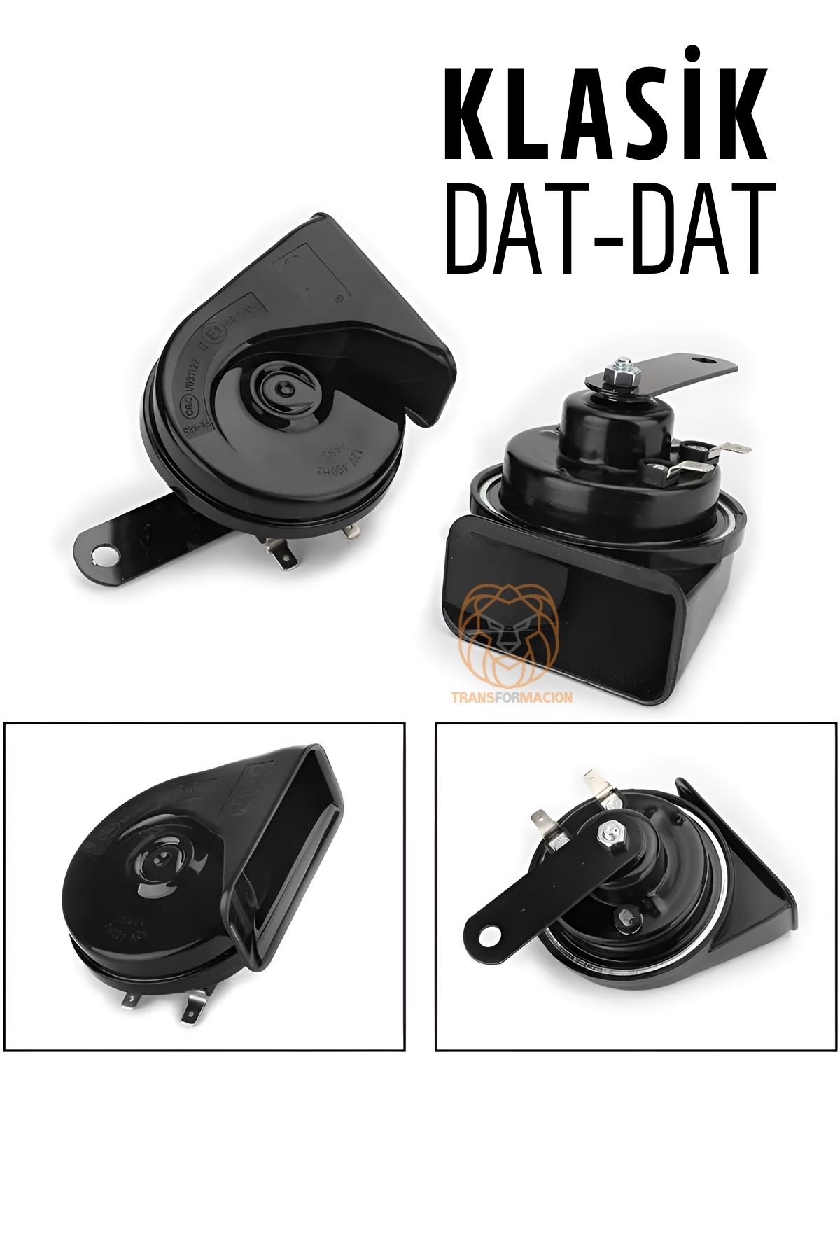 ModaCar Da-Dat Sesli Alman Tip Her Araca Korna Takımı 