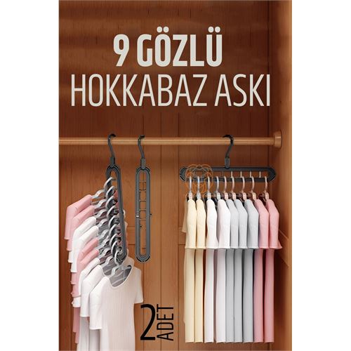 ModaCar %80 Yerden Tasarruflu SiyahAskı 2 ADET 