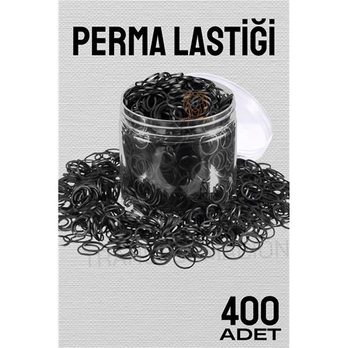TransForMacion Perma Lastiği İnce 400 ADET SİYAH 720709 