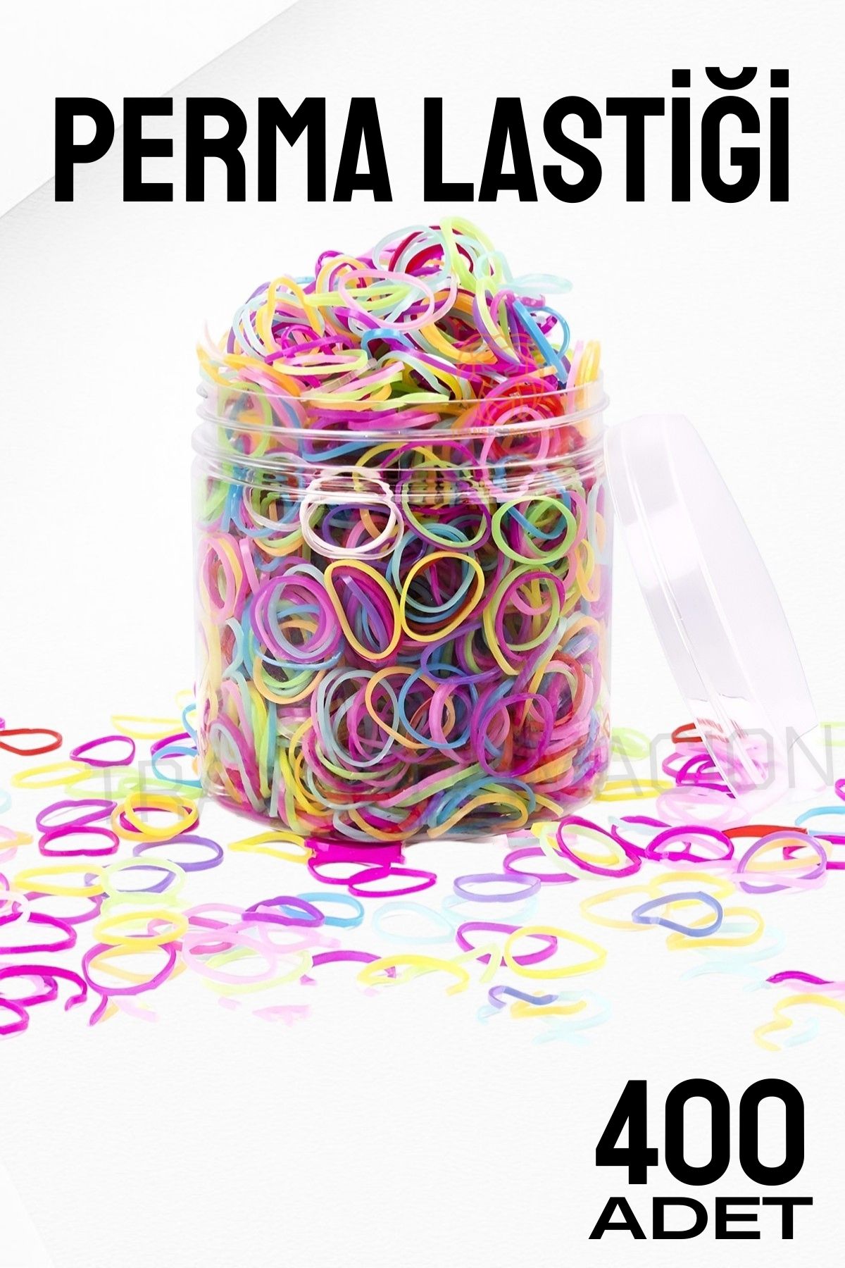 TransForMacion Perma Lastiği İnce 400 ADET RENKLİ 720710