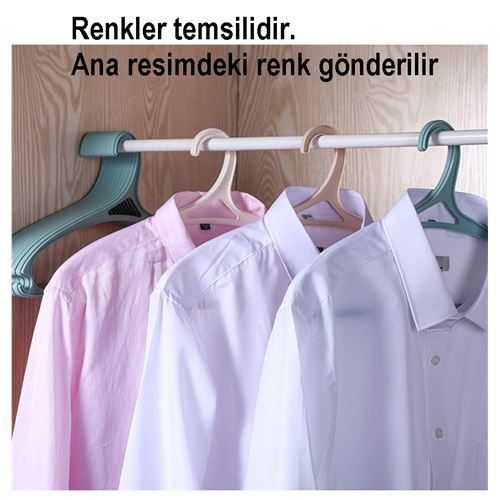 TransForMacion Tasarım Askı Seti 6 ADET Elbise Askısı M.Crisanta SİYAH 720908