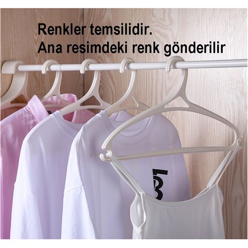 TransForMacion Tasarım Askı Seti 6 ADET Elbise Askısı M.Crisanta SİYAH 720908