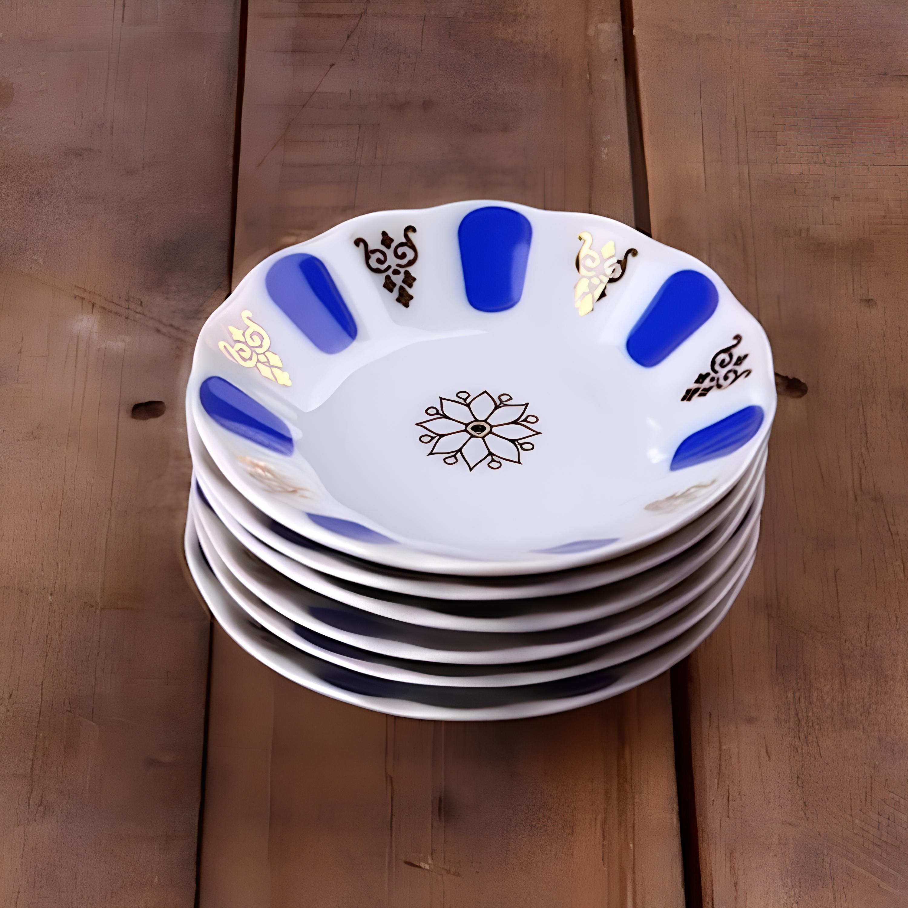 Melamin Çay Tabağı 18 Adet Geleneksel Türk Çay Bardağı Altlığı 721012