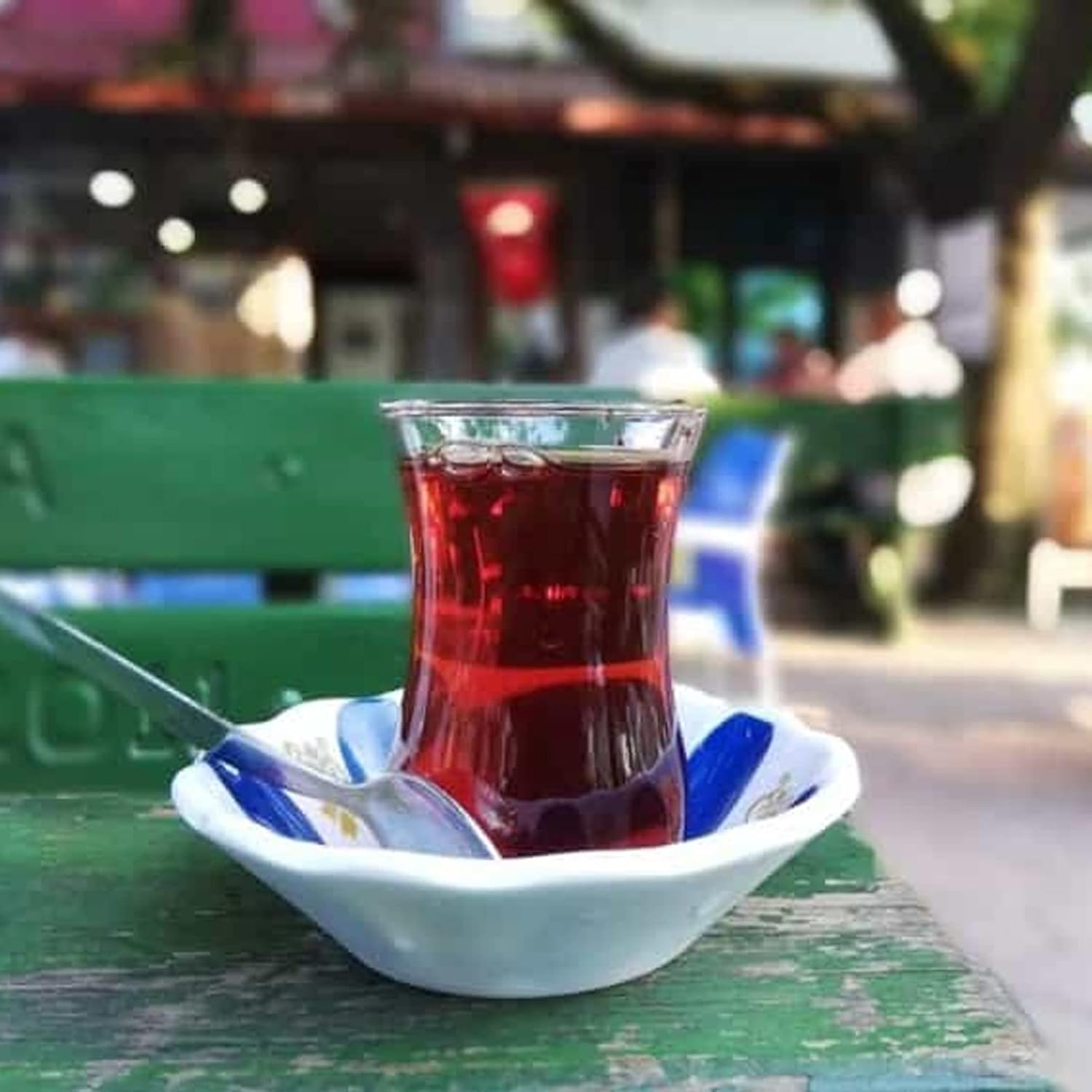 Melamin Çay Tabağı 18 Adet Geleneksel Türk Çay Bardağı Altlığı 721012