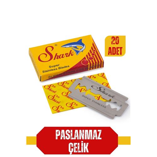 Transformacion Shark 20 Adet Paslanmaz Çelik Tıraş Jileti 717187