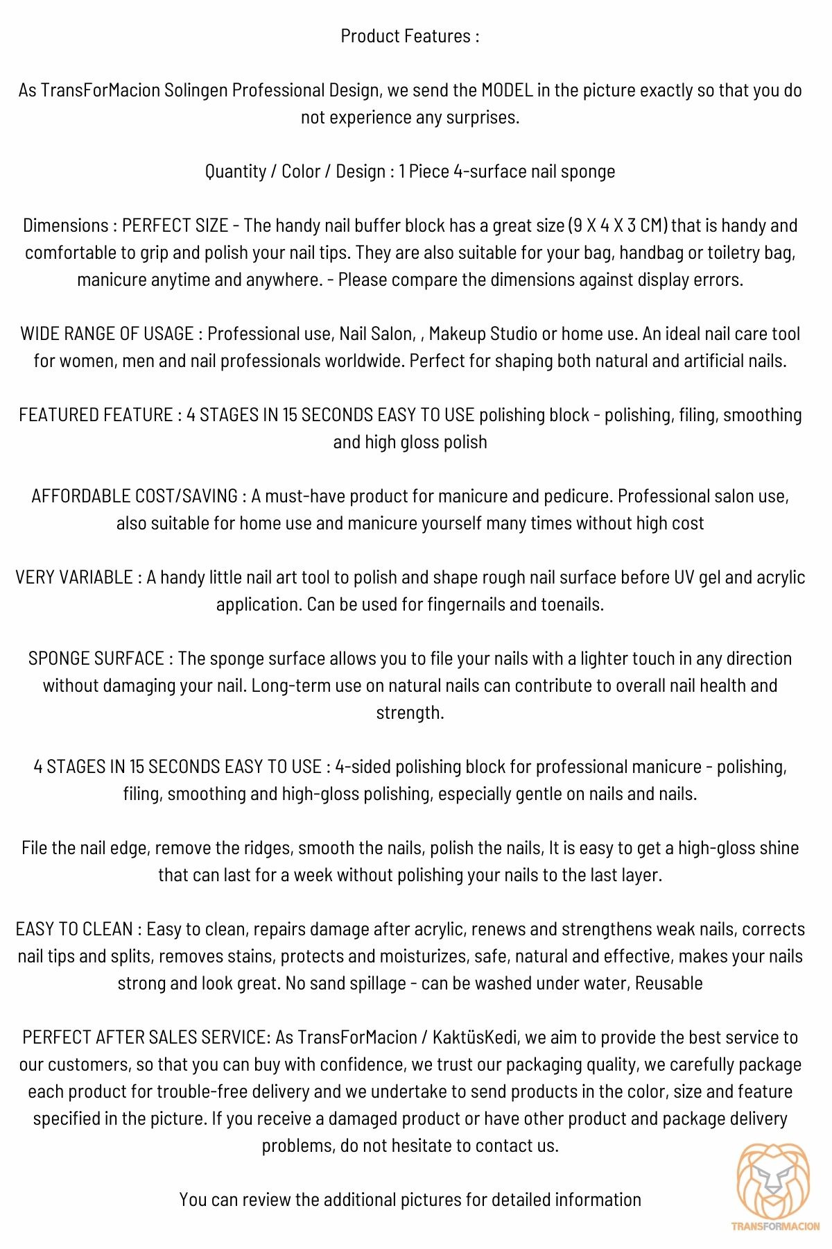 4 Yüzeyli Tırnak Törpüsü ve Parlatma Blok Sünger Solingen Professional 716803  