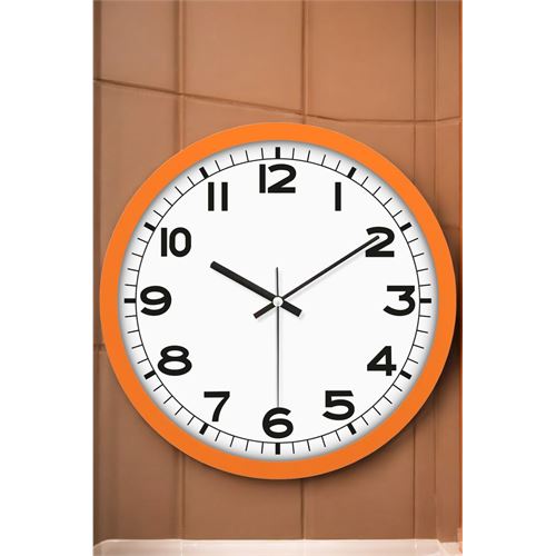 TransForMacion Duvar Saati Klasik 31 Cm TURUNCU 721027