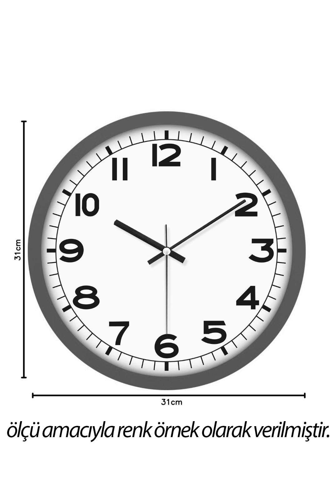 TransForMacion Duvar Saati Klasik 31 Cm TURUNCU 721027