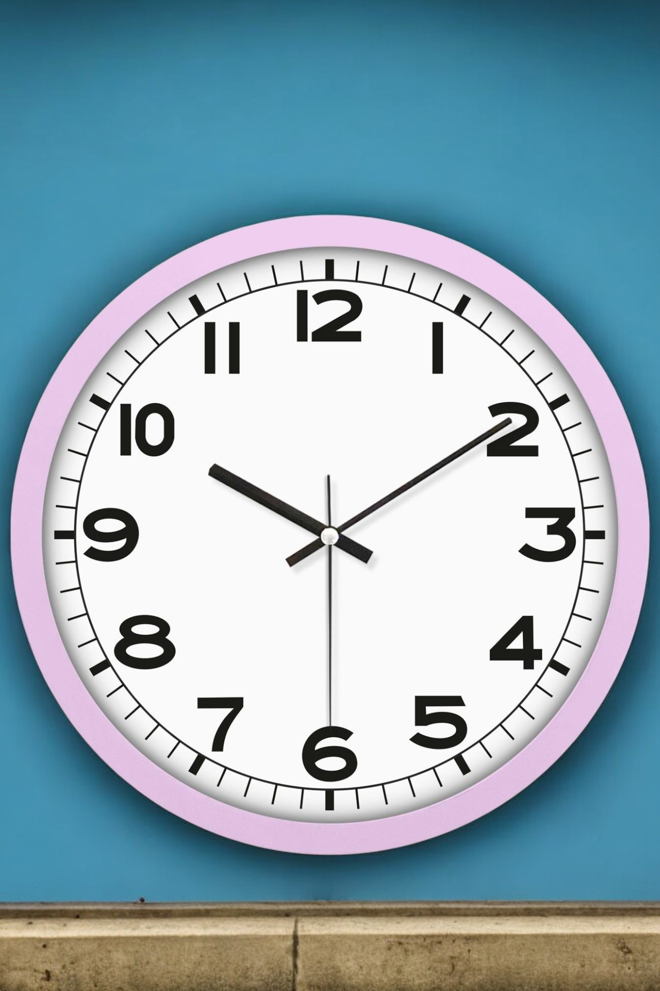 ModaCar Duvar Saati Klasik 31 Cm LİLA