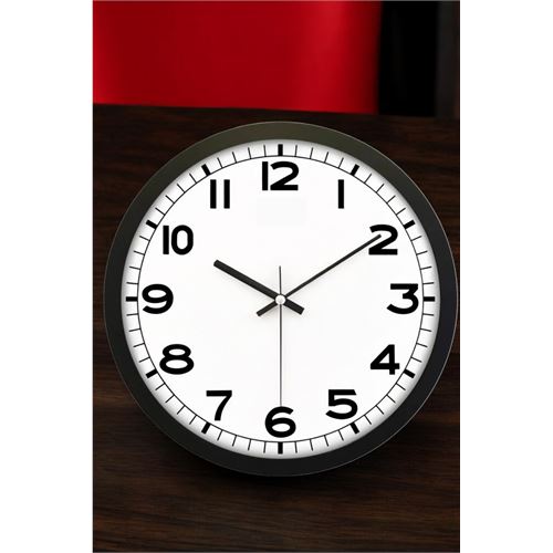 ModaCar Duvar Saati Klasik 31 Cm SİYAH 