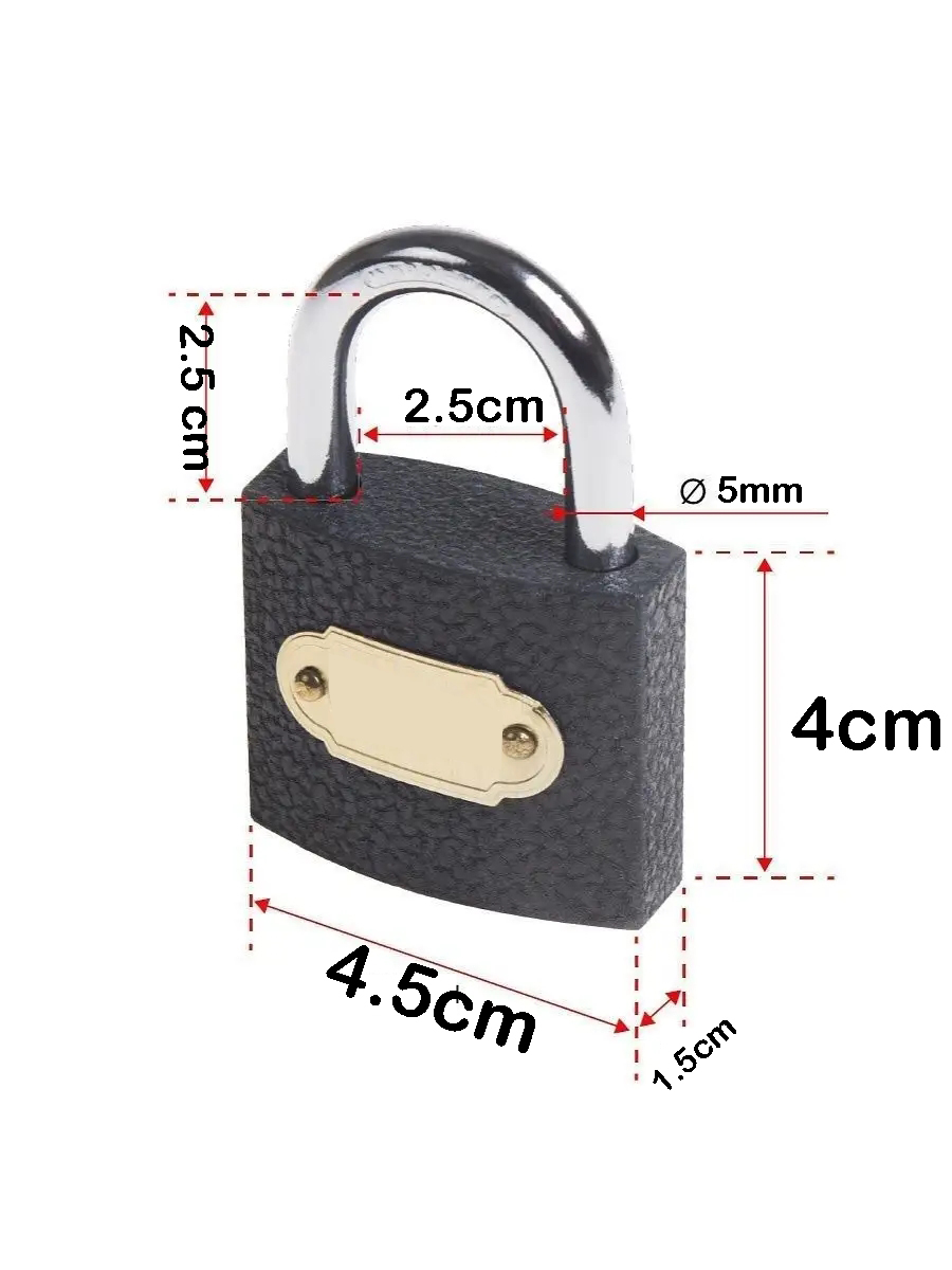 Çelik Asma Kilit 50 MM 3 anahtarlı Sonax Design 721039