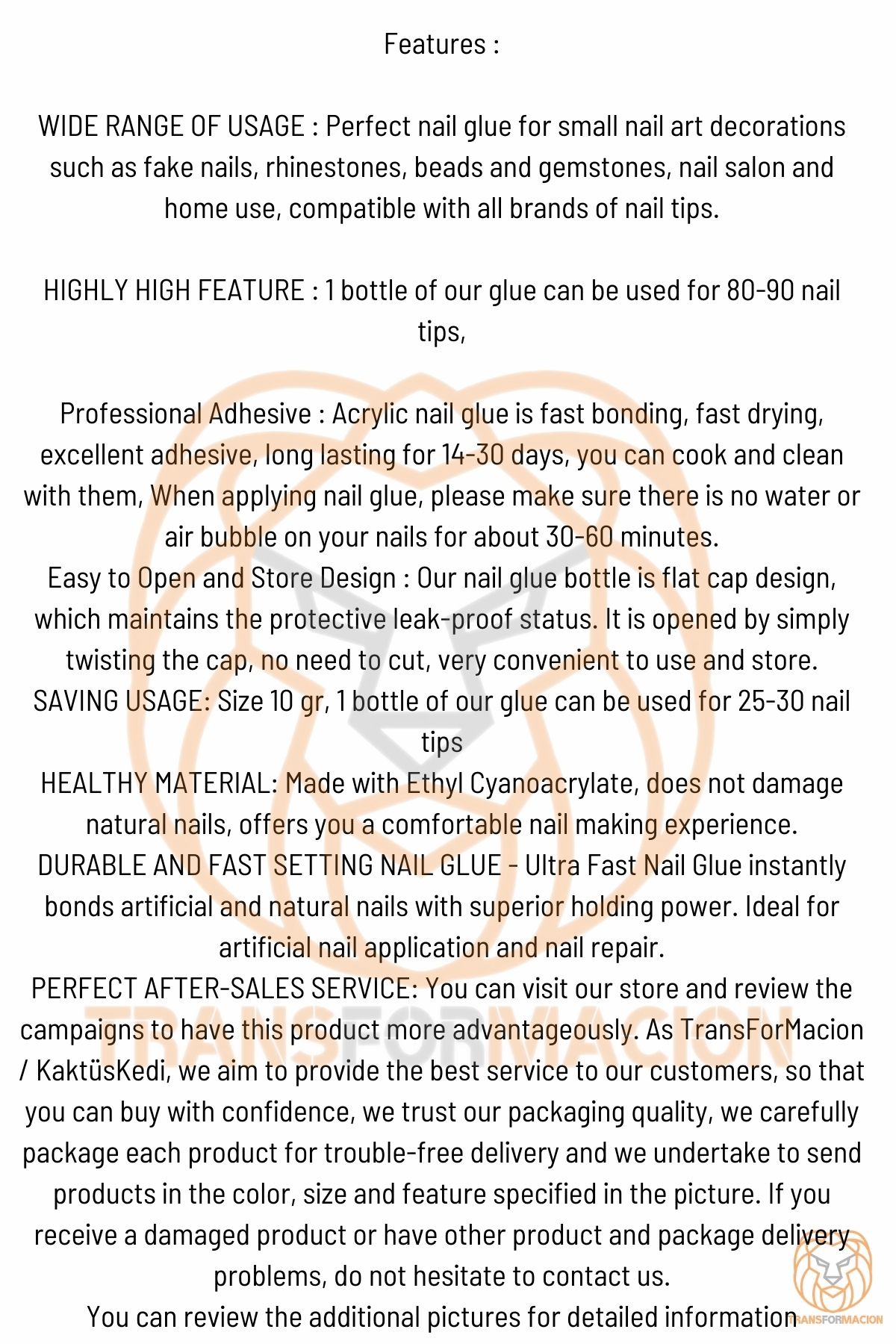 TransForMacion Nano Takma Tırnak Yapıştırıcı Yapay Elmas Tırnak Süsü Yapıştırıcı Absolute Professional 721043