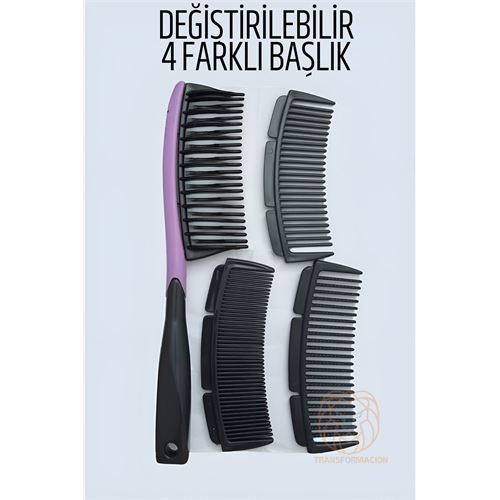 ModaCar 4 Uçlu Değiştirilebilir Başlıklı Tarak  