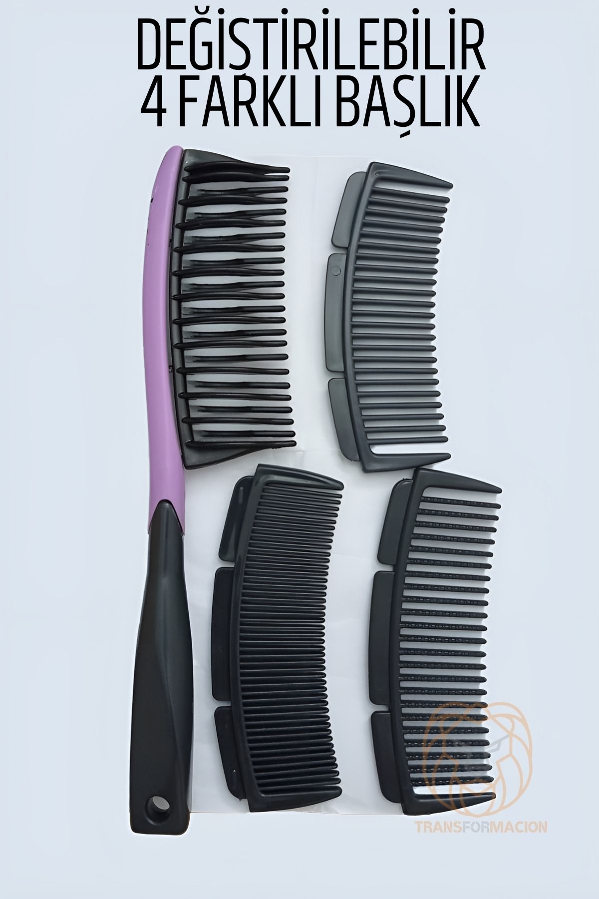 4 Uçlu Değiştirilebilir Başlıklı Tarak  