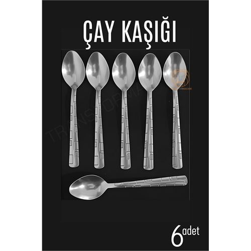 ModaCar Çay Kaşığı Seti 6 ADET Veneta Paslanmaz 