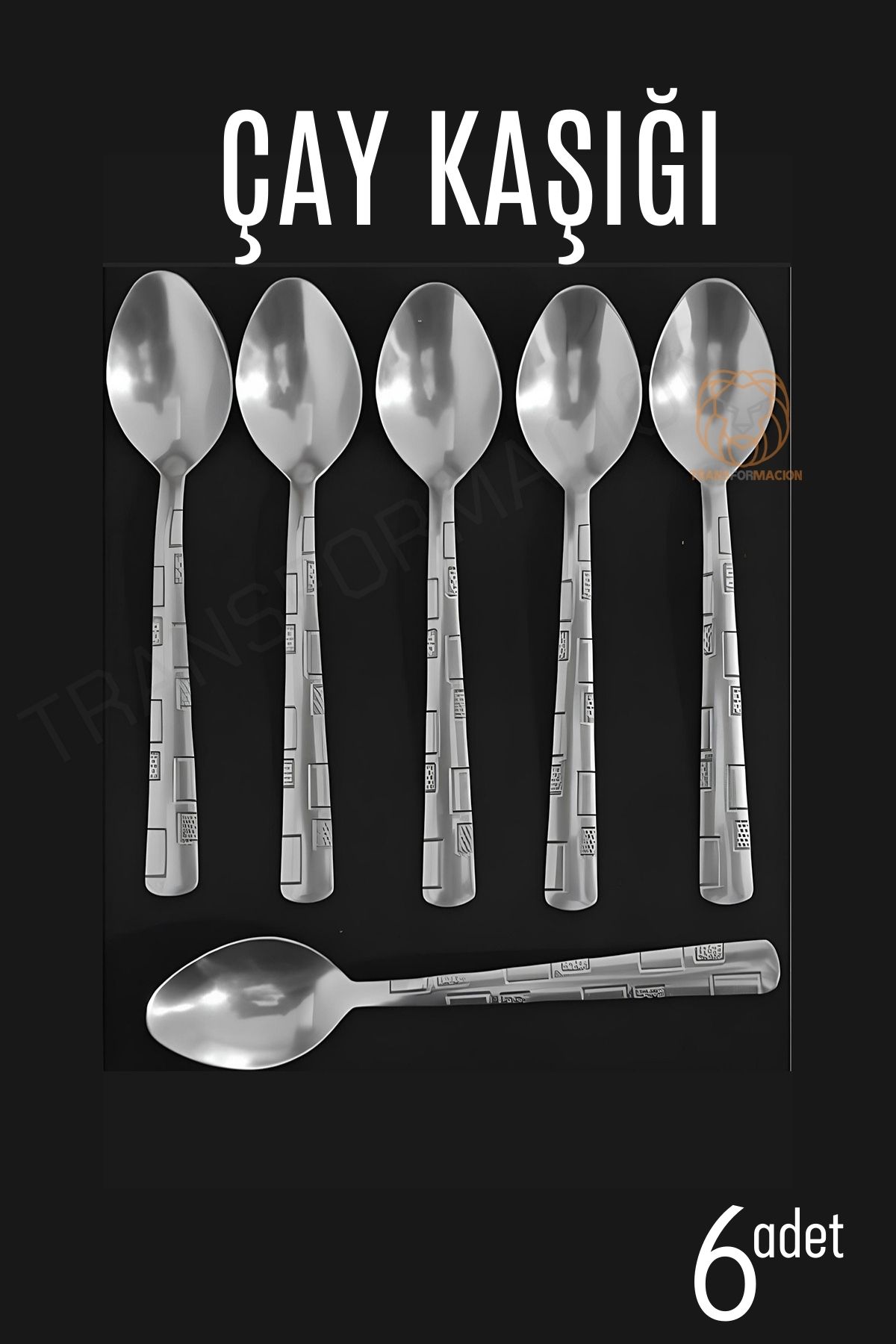 ModaCar Çay Kaşığı Seti 6 ADET Veneta Paslanmaz 