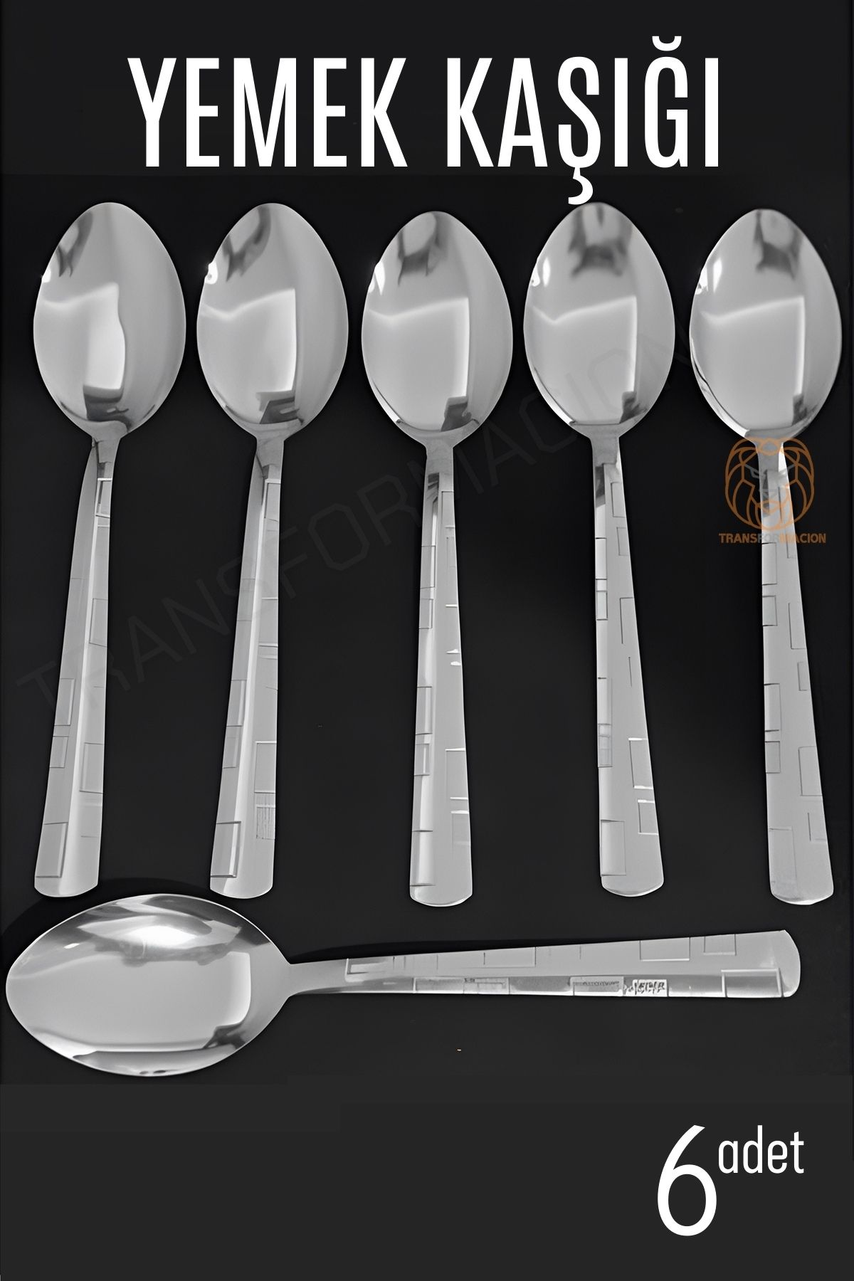 ModaCar Yemek Kaşığı Seti Veneta 6 lı Paslanmaz 