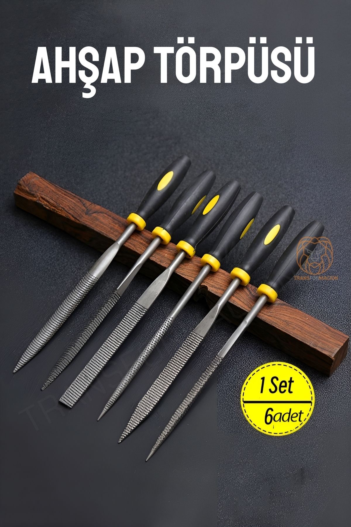 ModaCar Ahşap Törpüsü 6 Model Ahşap Törpü Seti 