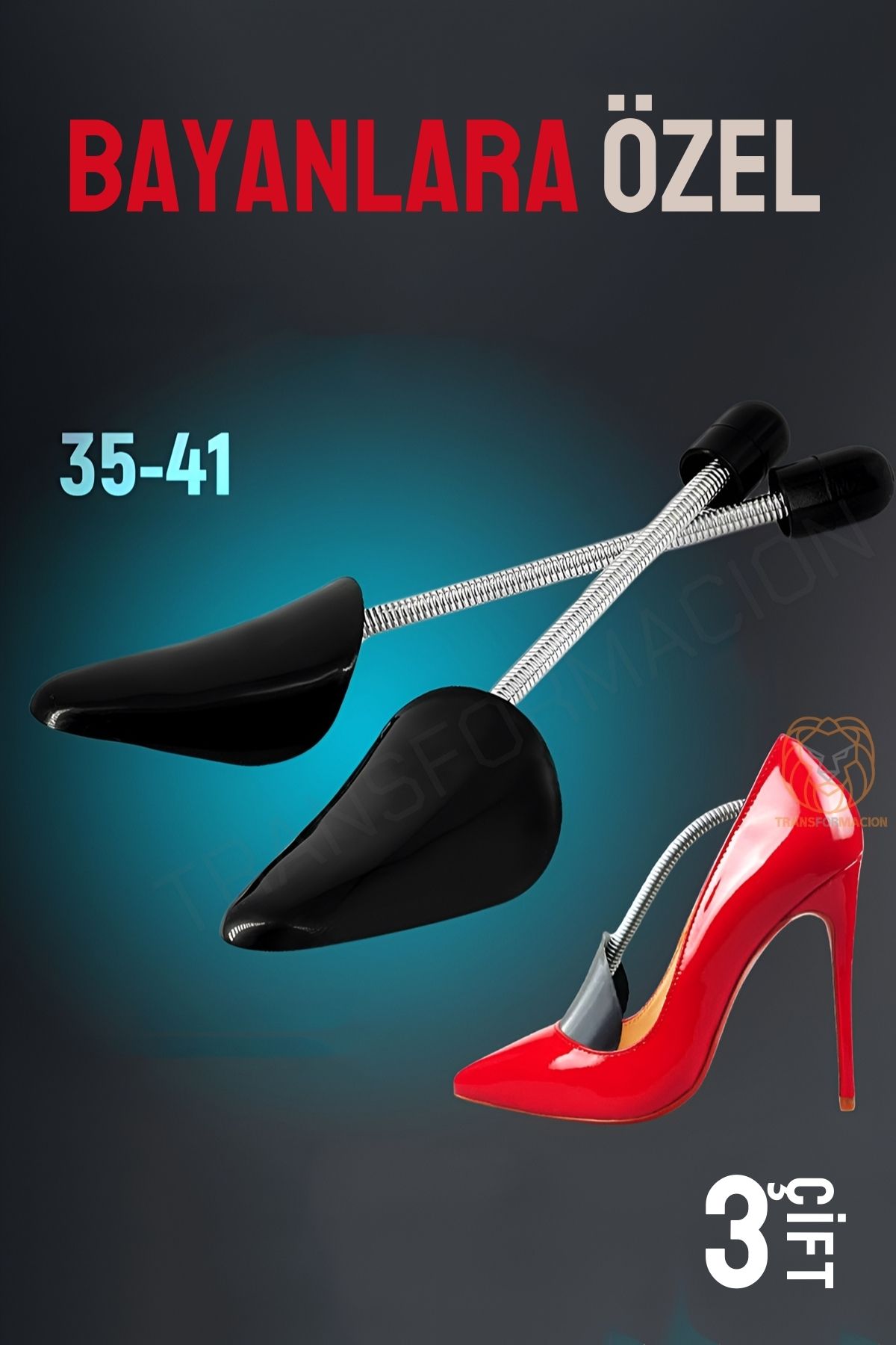 ModaCar Ayakkabı Dolgu Kalıbı Bayan 35-41 NO 3 Çift 