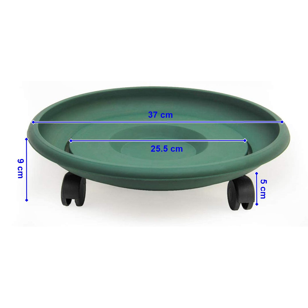 Tekerlekli Saksı Altığı 37 CM YEŞİL 721052