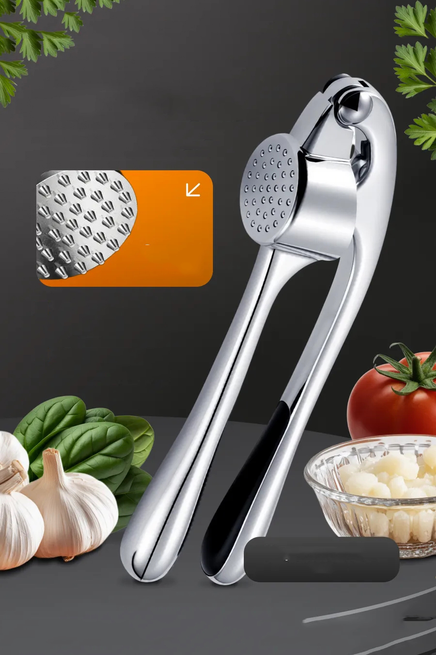 Sarımsak Ezici 304 Paslanmaz Çelik Stella Classic Design 721064