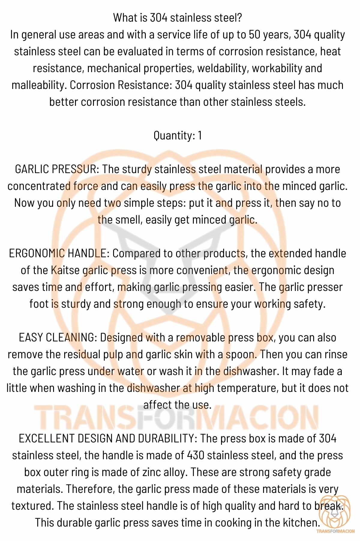 Sarımsak Ezici 304 Paslanmaz Çelik Stella Classic Design 721064