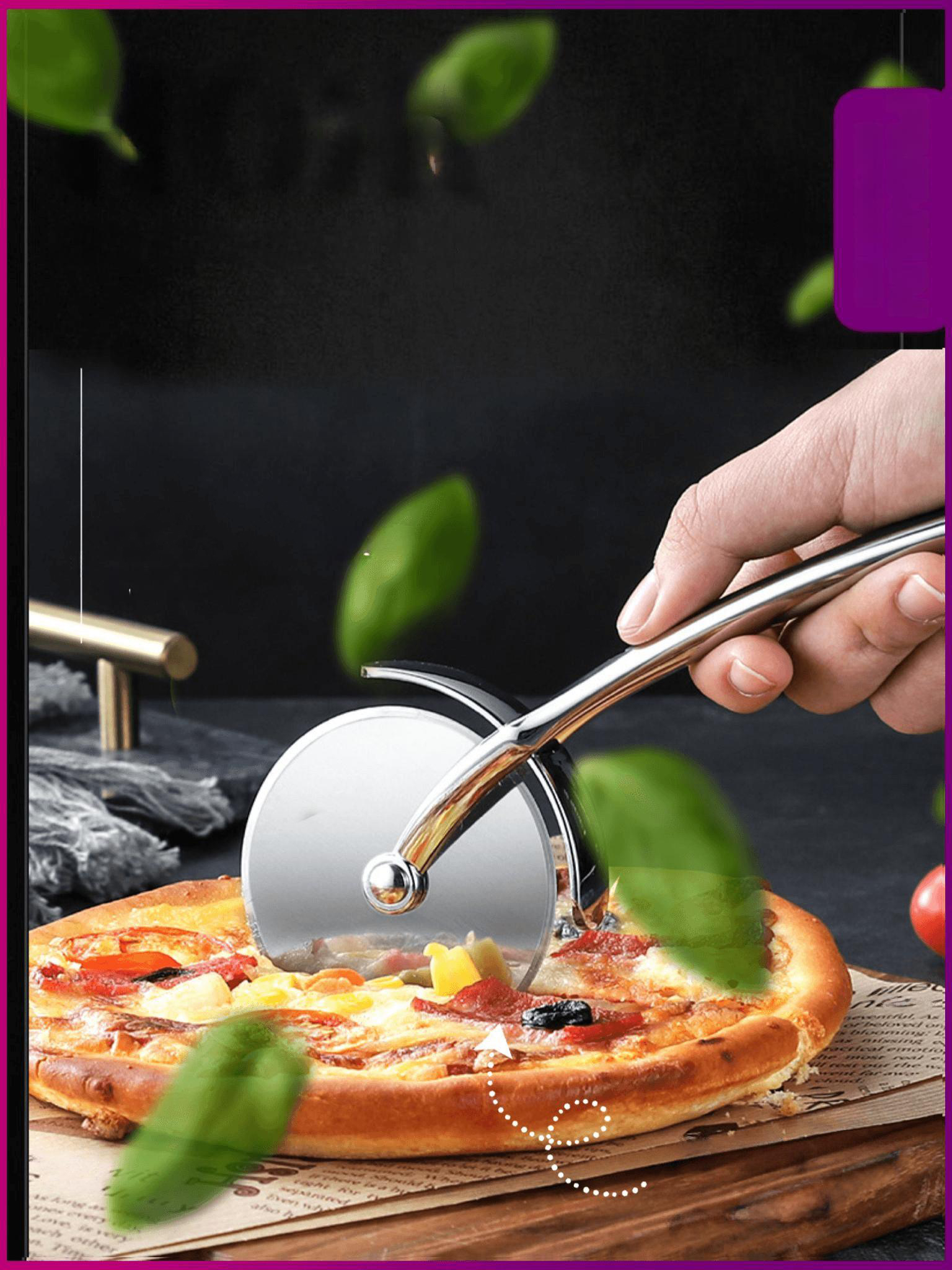 Pizza Kesici 304 Paslanmaz Çelik Mink Design 721069