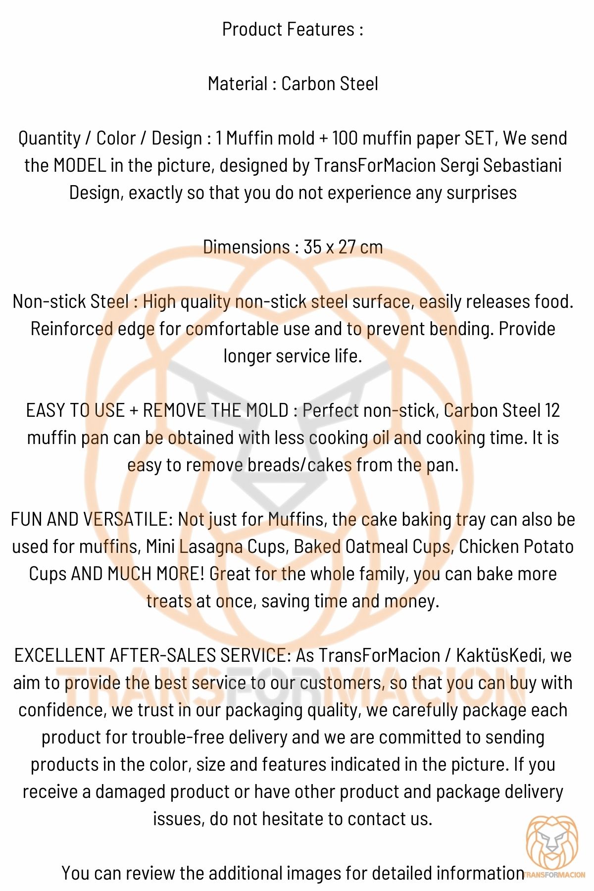 12 li Muffin Kalıbı Teflon Çelik 100 Muffin Kağıtlı 719516