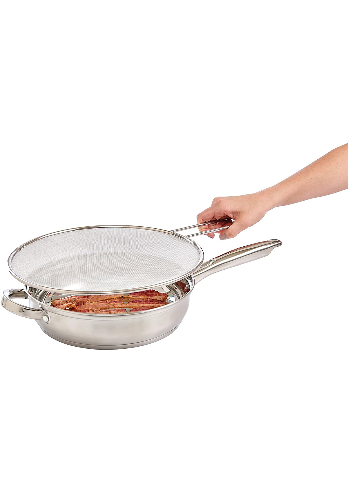 TransForMacion Kızartma Yağ Sıçratmaz 25 CM 304 Paslanmaz Çelik  721076
