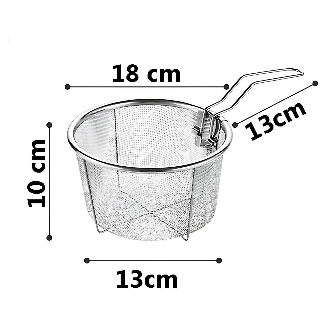 Kızartma Süzgeci Patates Kızartma Filtresi 304 Paslanmaz Çelik Mink Design 721078