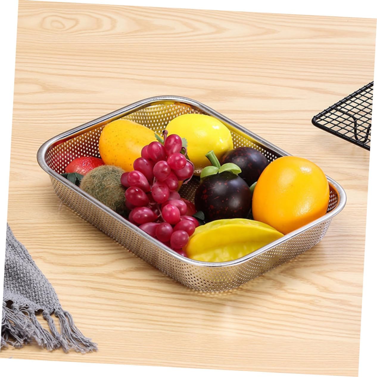 TransForMacion Kevgir Dikdörtgen Süzgeç 304 Paslanmaz Çelik Mink Design 721079