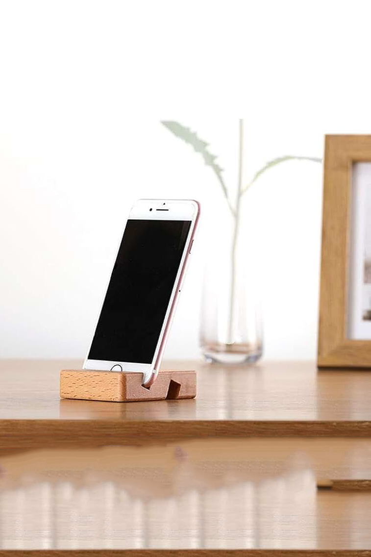 TransForMacion Yan-Dik Cep Telefonu Standı Ahşap Luca Salvatore Design 711596