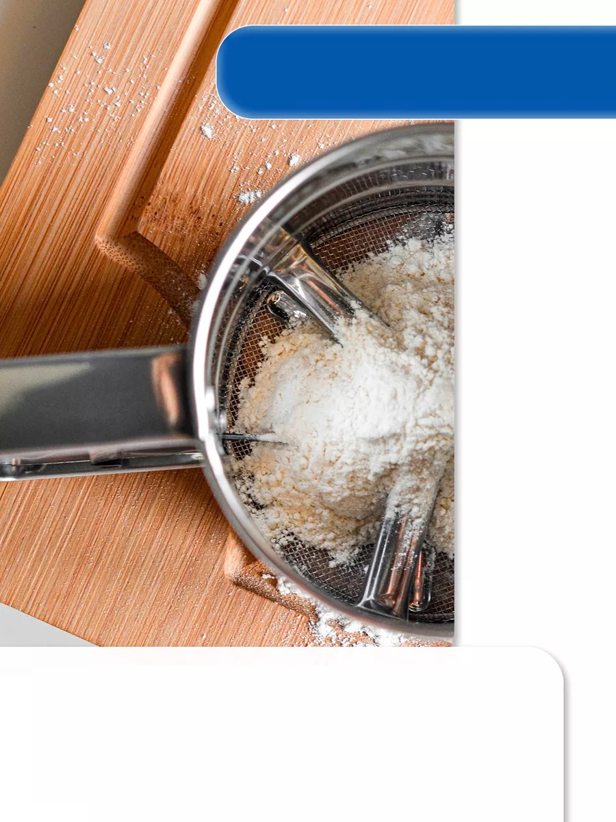 Un Eleği Nişasta Kakao Un Dağıtıcı Elek 304 Paslanmaz Çelik 721083