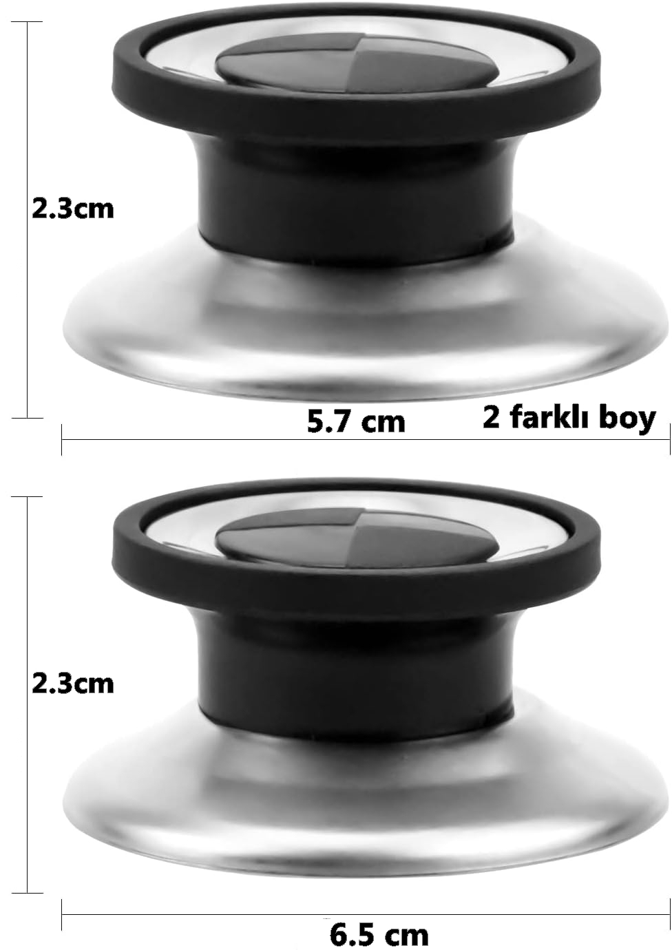 Tencere Tava Tepesi Tencere Tava Kapağı Tutucu 2 Boy 721089