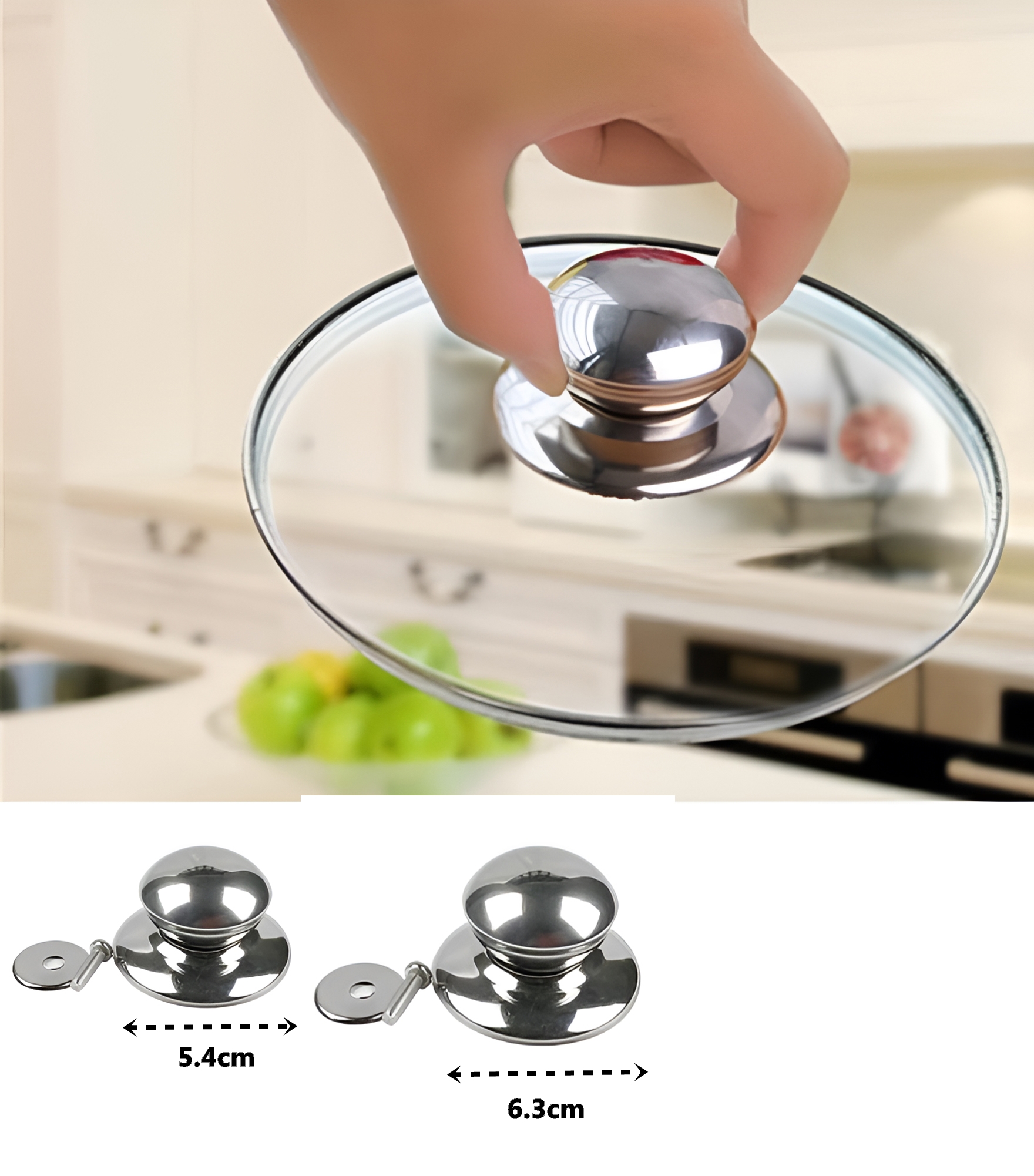 Tencere Tava Tepesi Tencere Tava Kapağı Tutucu 2 Boy 721090