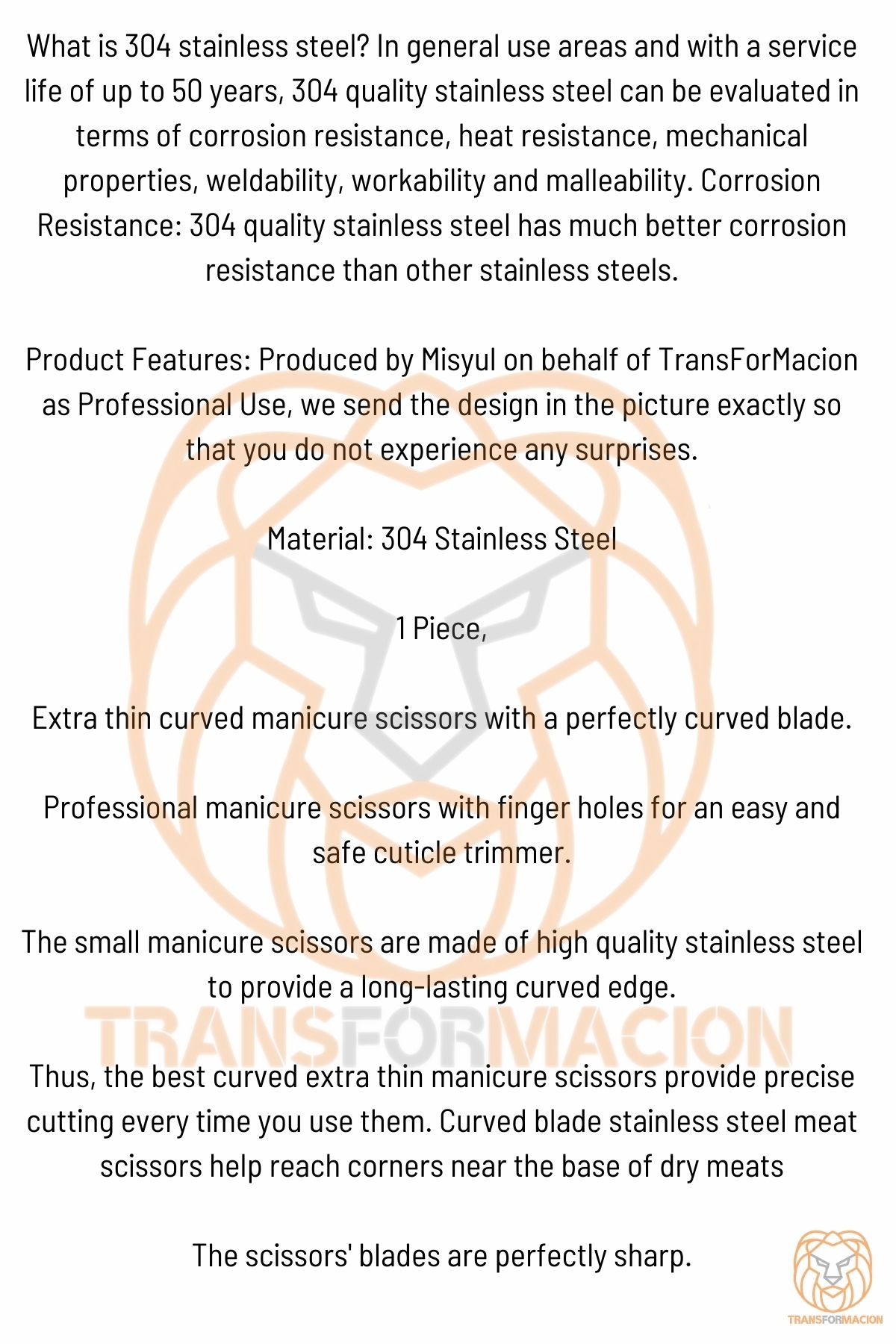 Rainbow Manikür Et Makası 304 Çelik Profesyonel 721095