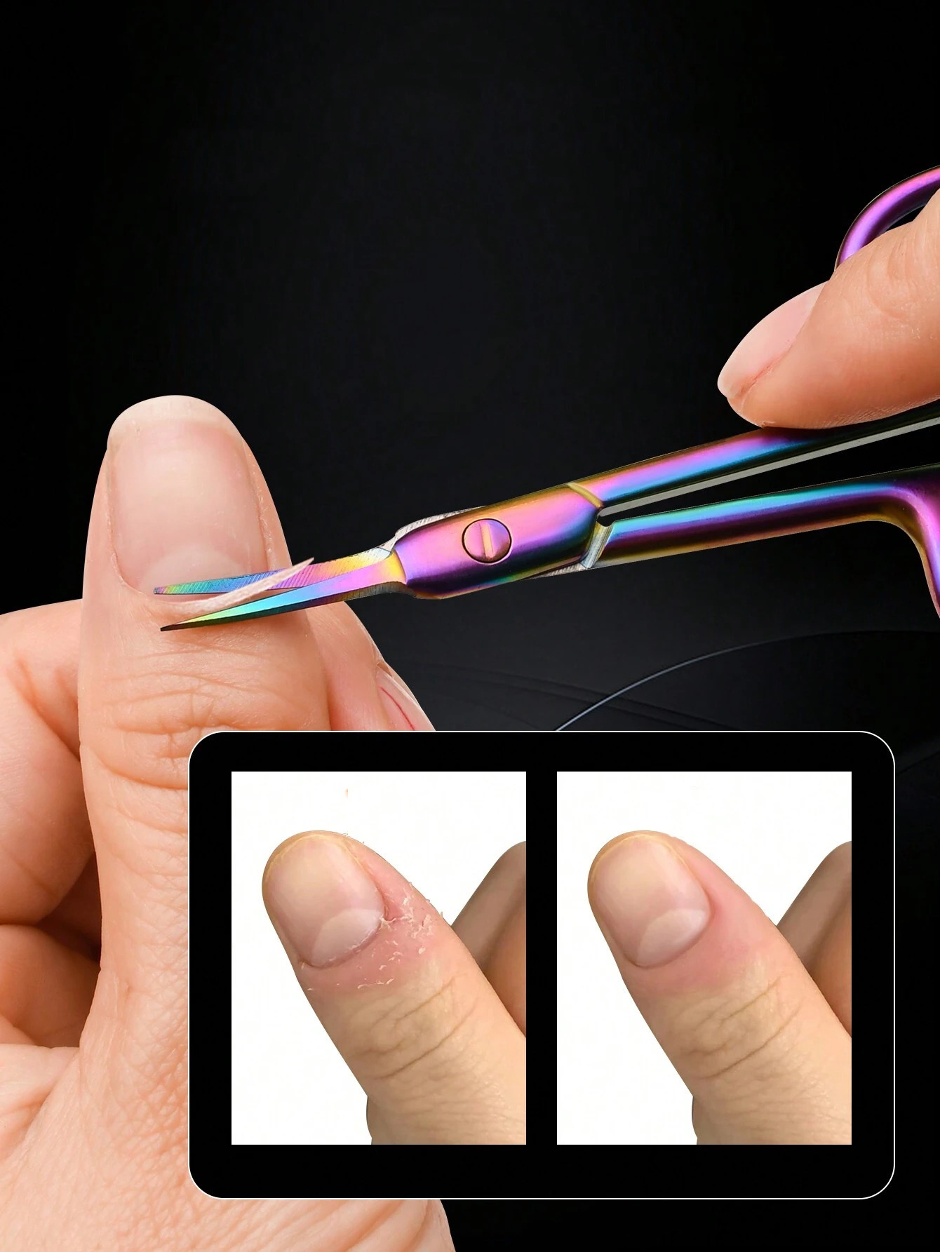 Rainbow Manikür Et Makası 304 Çelik Profesyonel 721095