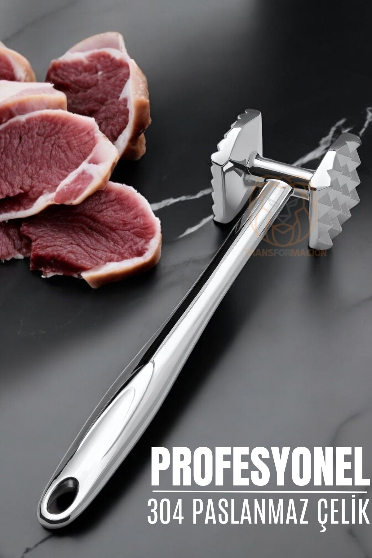 Et Tokmağı 2 Taraflı 304 Paslanmaz Çelik 