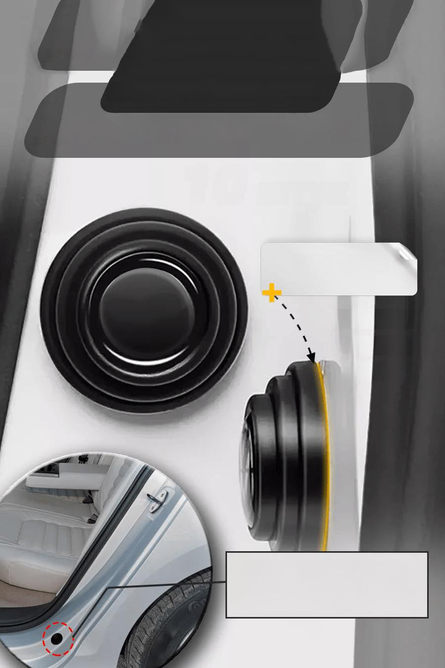 Kapı Bagaj Kaput Ses Darbe Emici Kauçuk Conta 16 ADET 429048