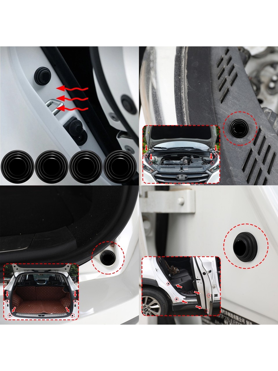 Kapı Bagaj Kaput Ses Darbe Emici Kauçuk Conta 16 ADET 429048