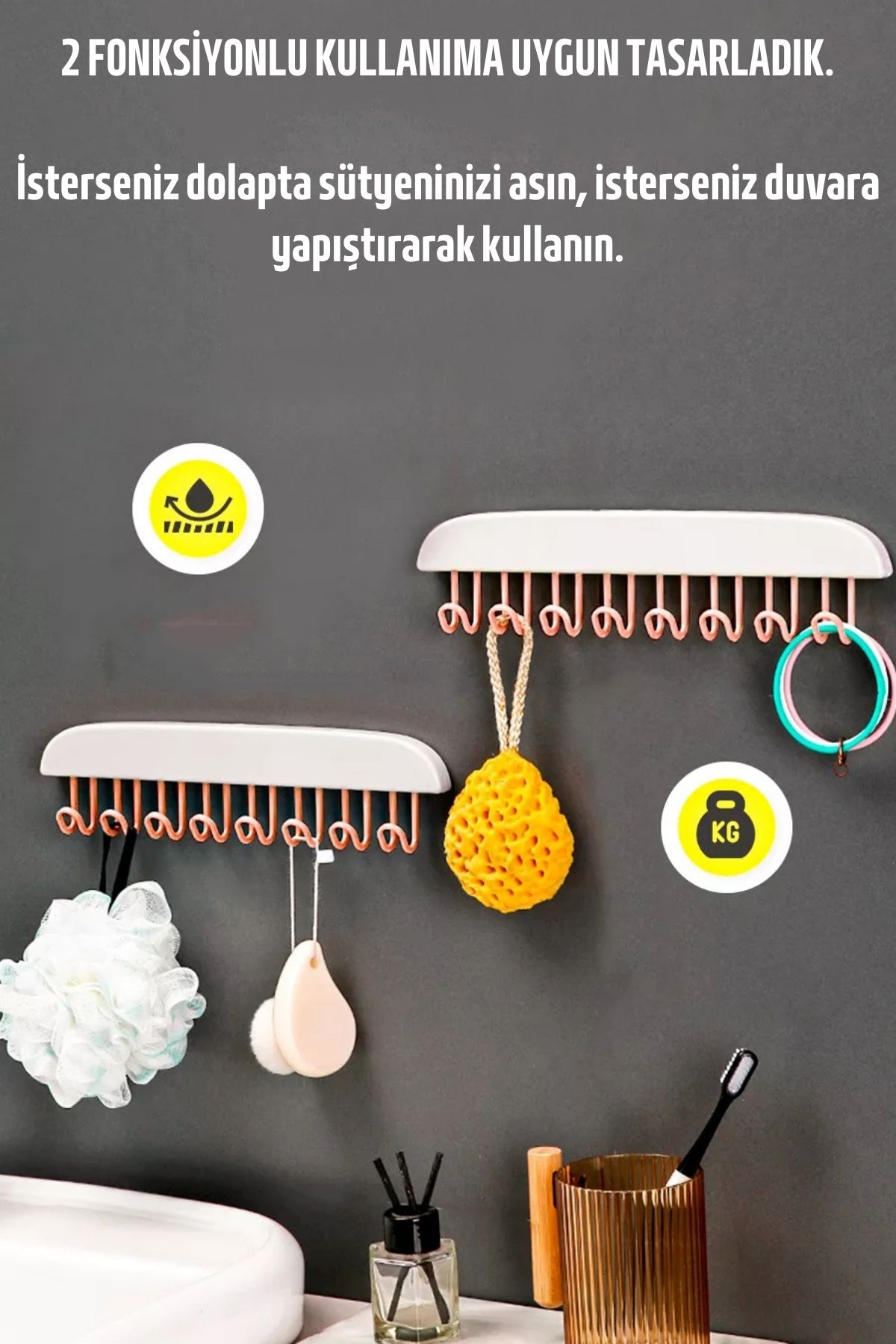 TransForMacion Sütyen Askısı Dolap İçi Şal Kravat Kemer Çanta Askısı 721119