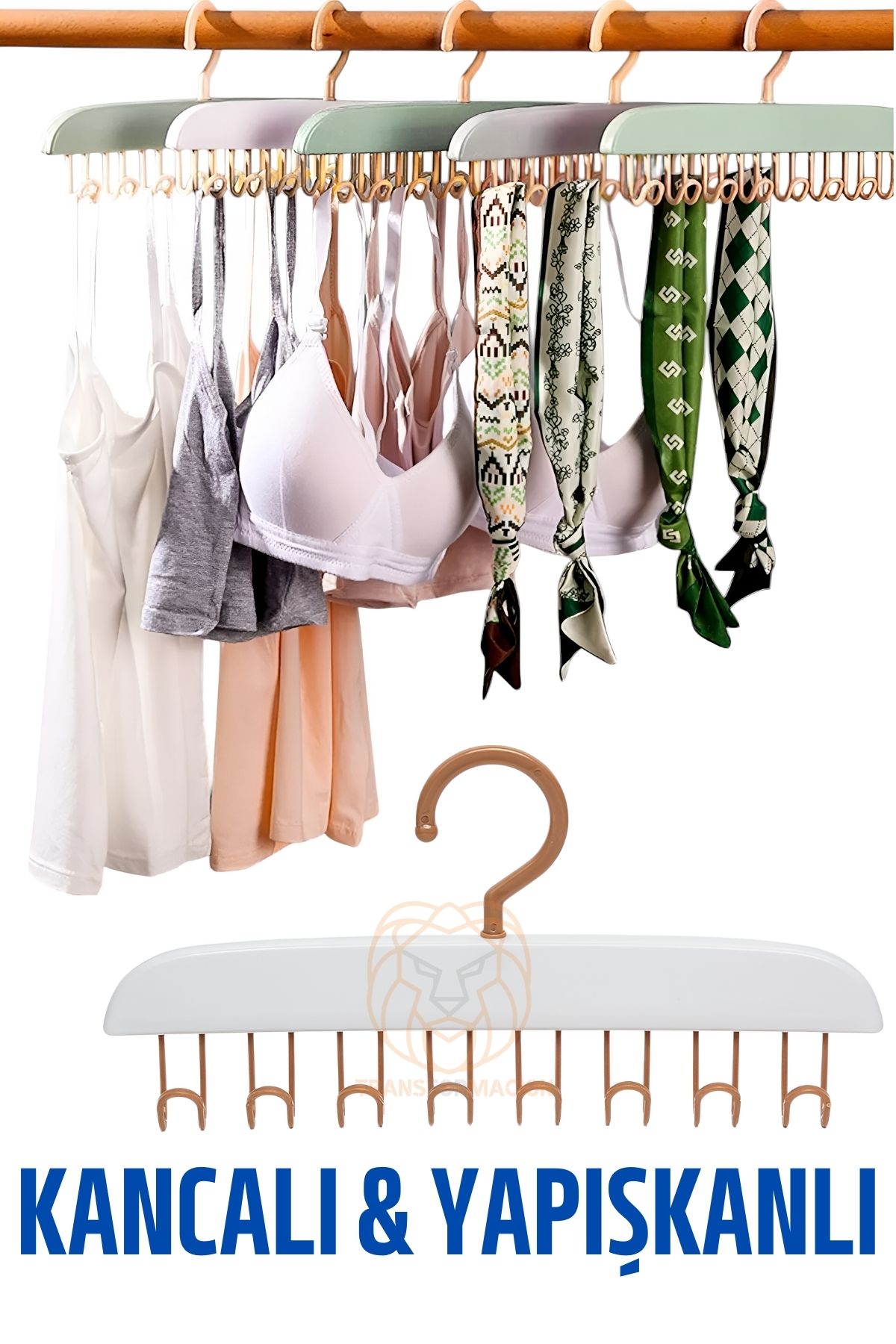 TransForMacion Sütyen Askısı Dolap İçi Şal Kravat Kemer Çanta Askısı 721119