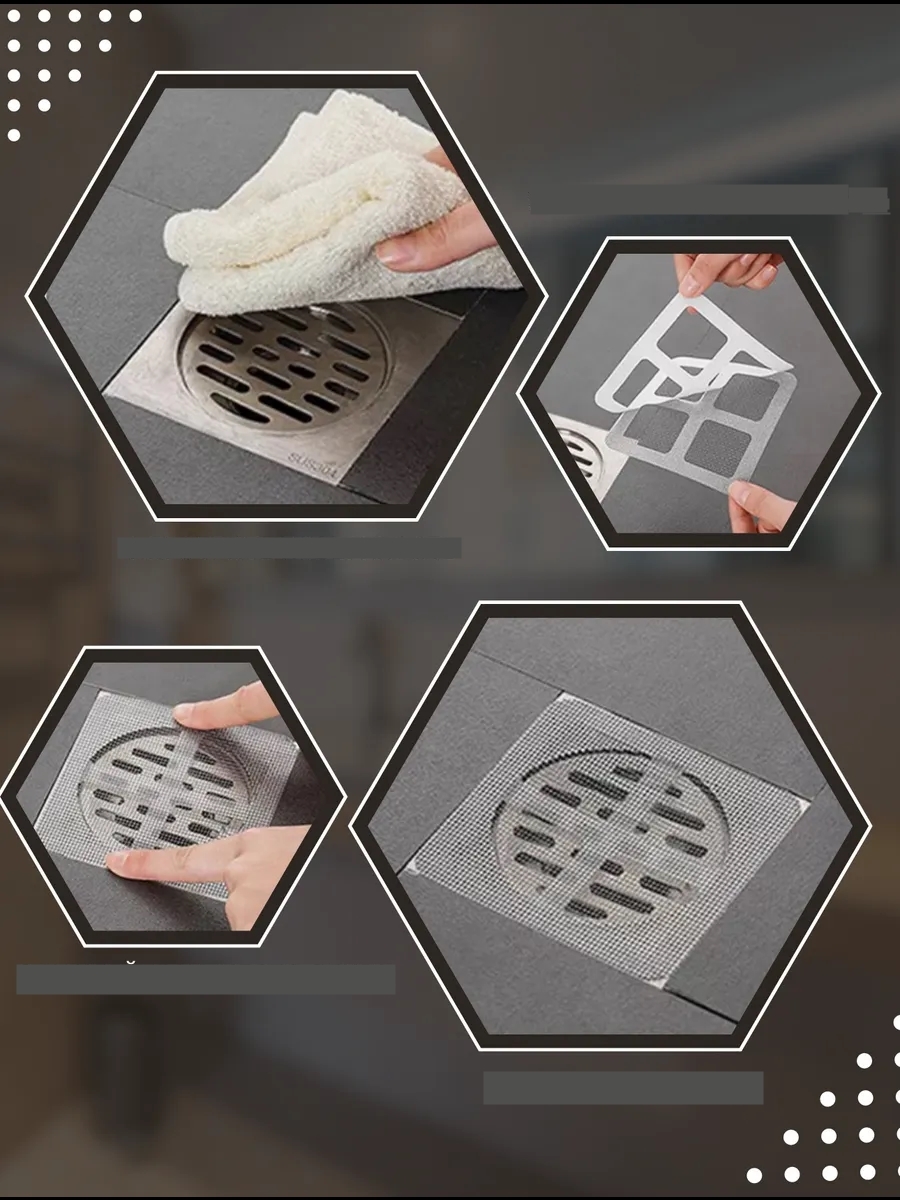 Banyo Gider Süzgeci 10 ADET 721135