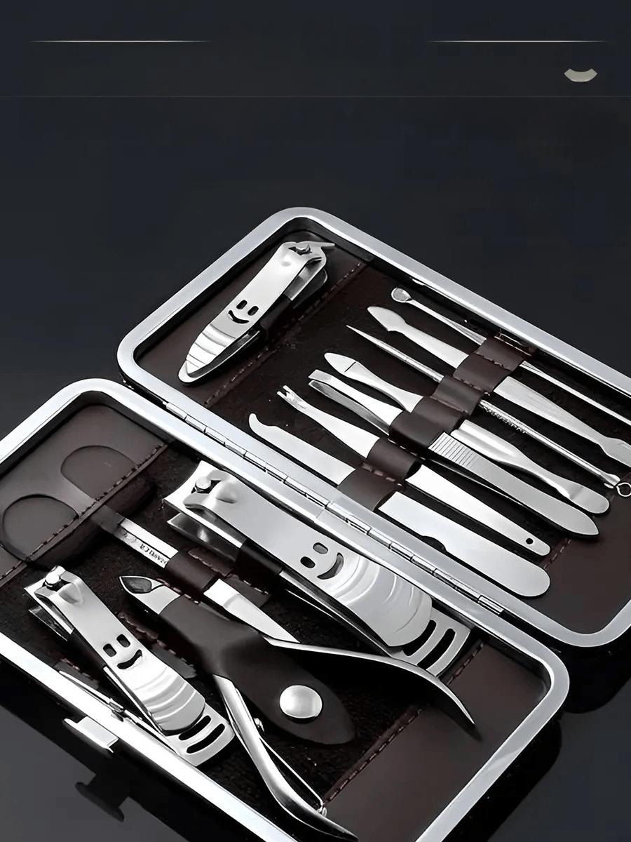 Manikür Seti Pedikür Kulak Yüz Bakım Kiti Profesyonel 304 Çelik Krom 721153