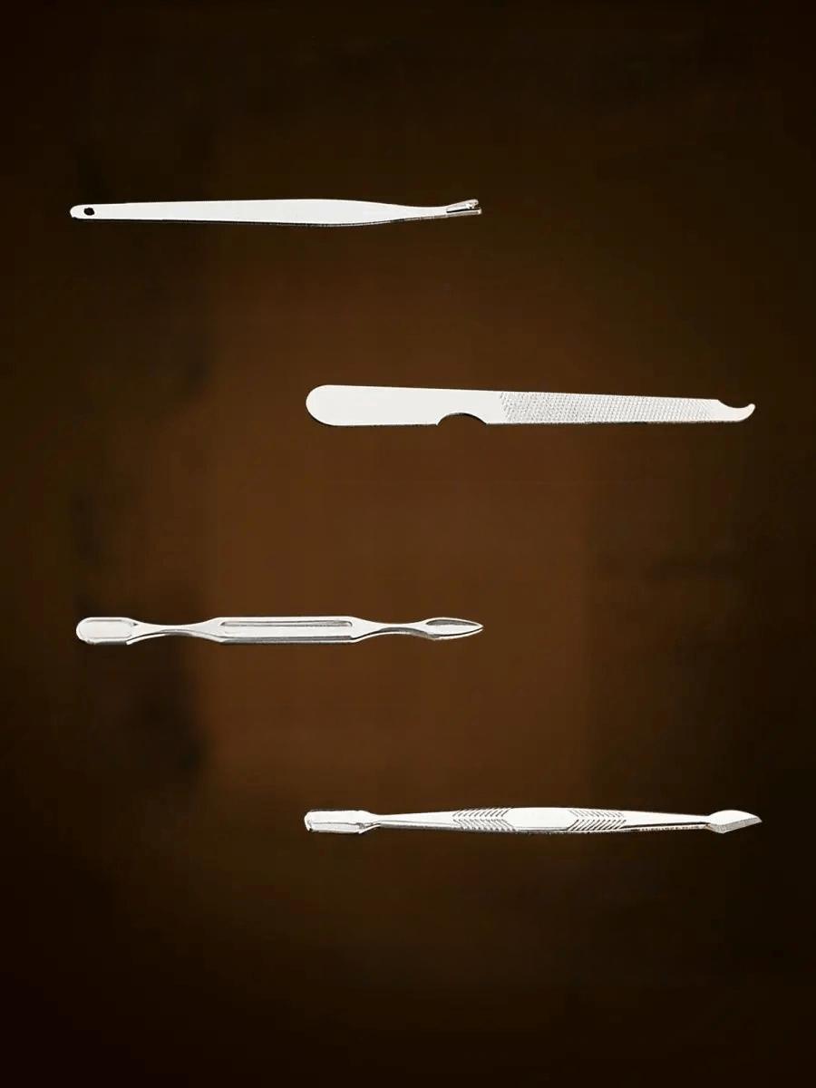 Manikür Seti Pedikür Kulak Yüz Bakım Kiti Profesyonel 304 Çelik Krom 721153