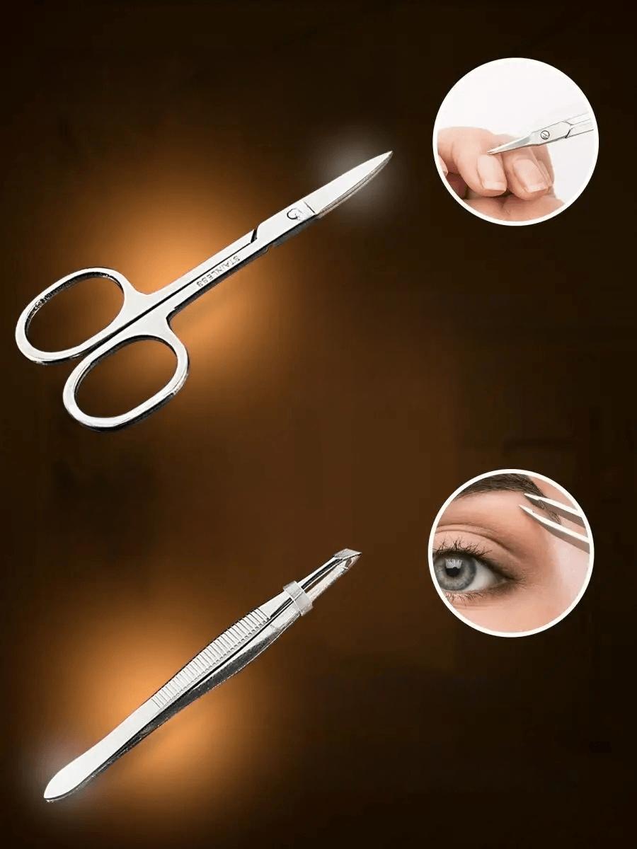 Manikür Seti Pedikür Kulak Yüz Bakım Kiti Profesyonel 304 Çelik Krom 721153