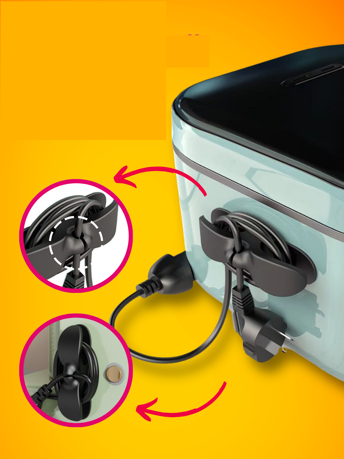 Kablo Sarma Aparatı Airfryer Tost Makina Kablo Toparlama 721162 