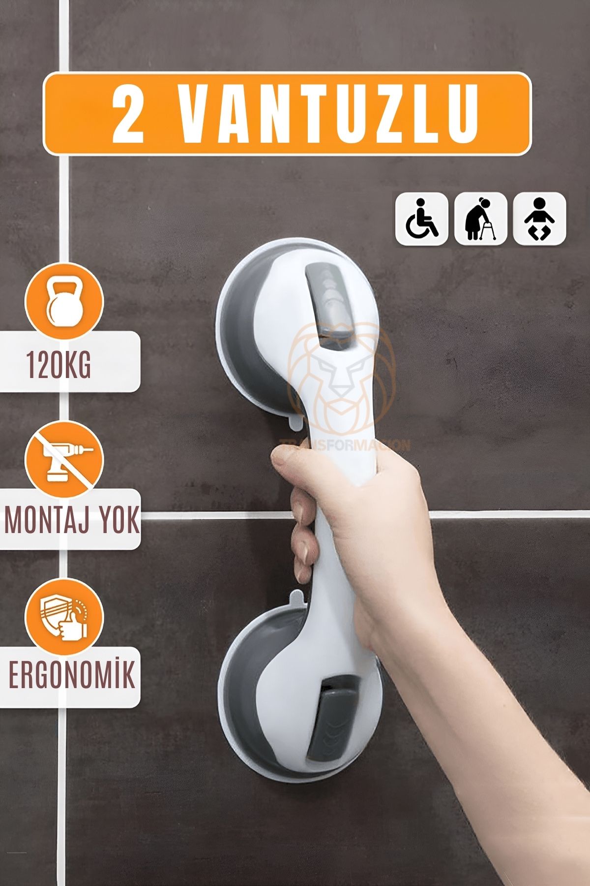 Banyo Duş Yardımcı Vantuzlu Tutacak Yardımcı Anne