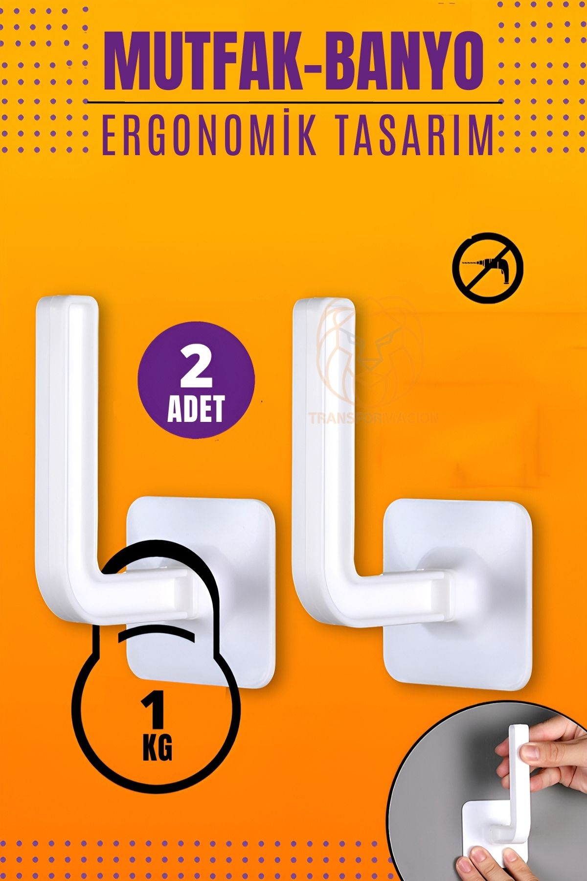 ModaCar Origami L Tip Askı Seti 2 Adet 718092